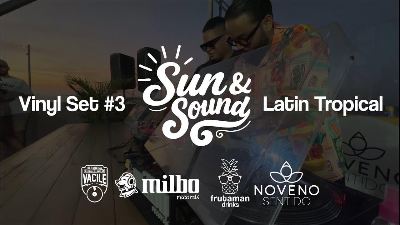 Frutamannn — Sun & Sound Vinyl Set #3 Latin Tropical, DJ en tornamesas al atardecer
